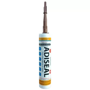 Adiseal adhesive sealant brown 290ml. Construction adhesive and construction sealant.