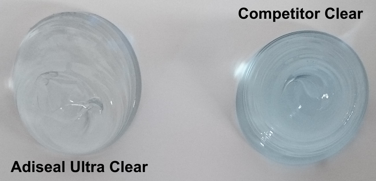 Clear sealant comparison