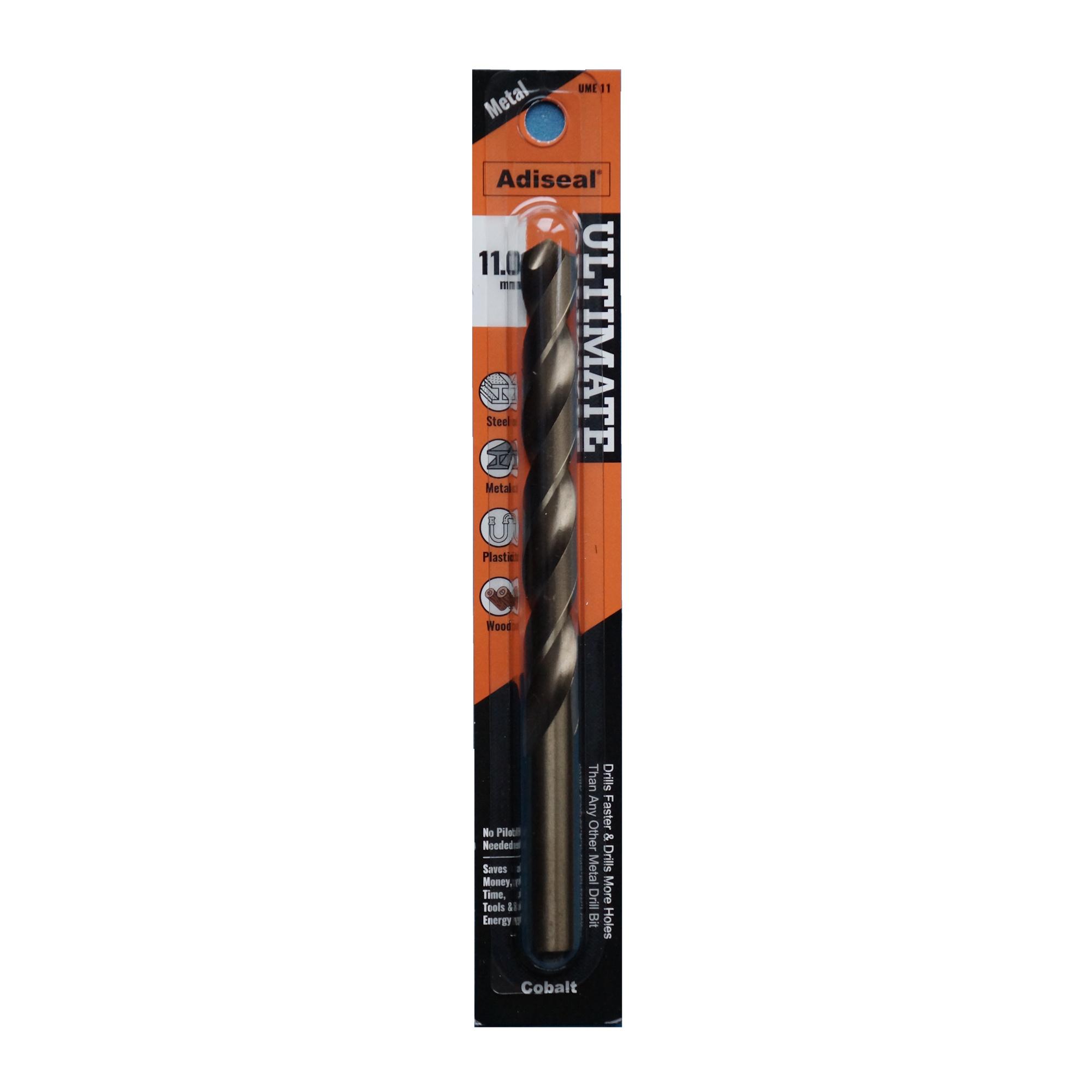 Ultimate metal drill bit 11mm. Drills faster and drills more holes than any other metal drill bit.