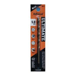 Ultimate metal drill bit 5mm. Drills faster and drills more holes than any other metal drill bit.