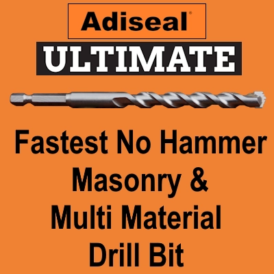 Masonry drill bit and multi material drill bit. Drills faster and drill more holes than any other masonry or multi material drill bit when drilling without hammer function on drill.